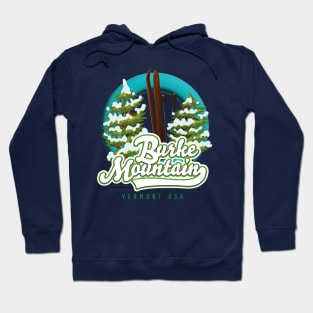 Burke mountain vermont us ski logo Hoodie